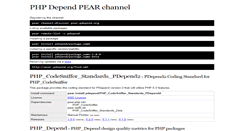 Desktop Screenshot of pear.pdepend.org